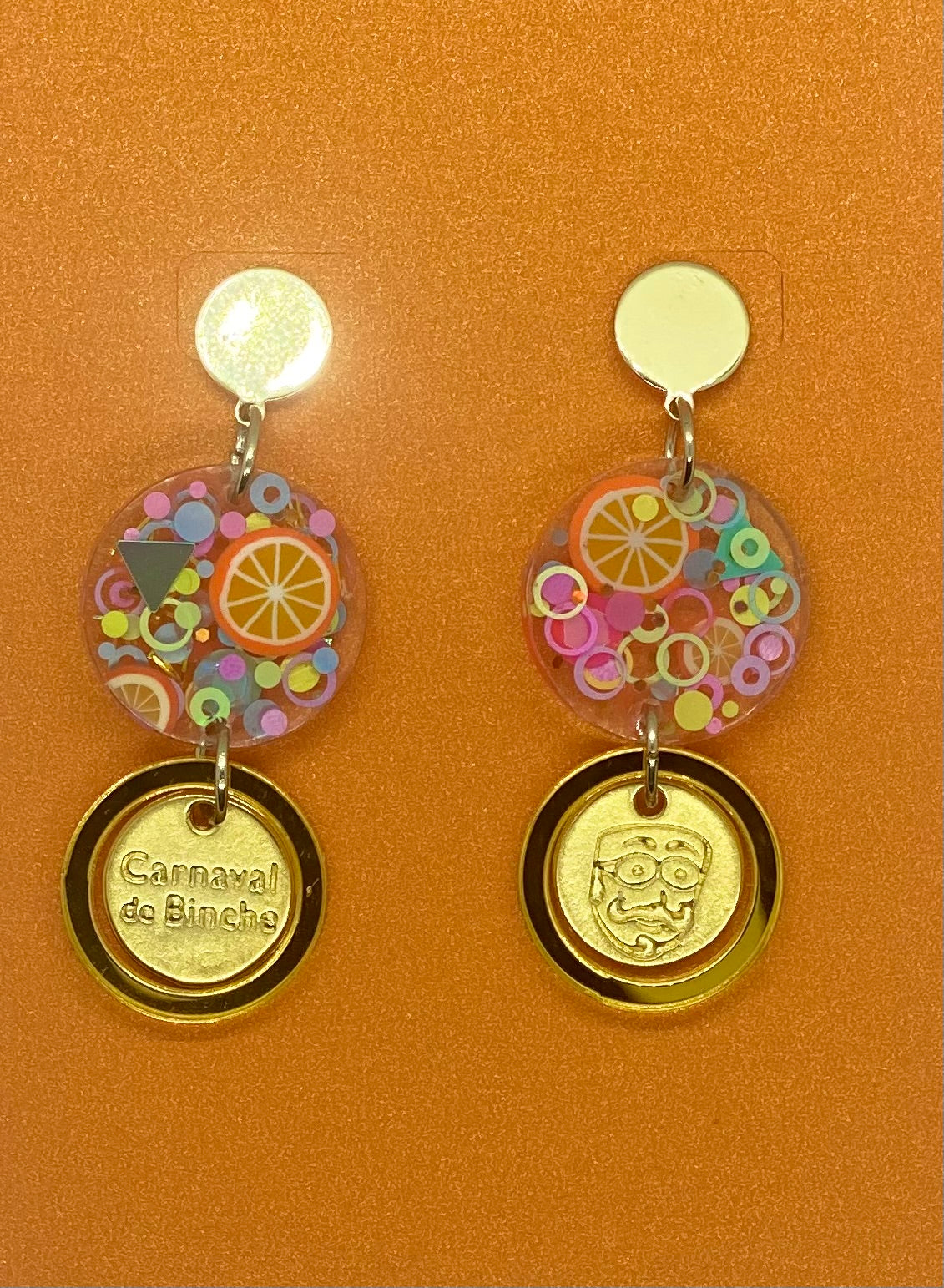 Boucles d'oreilles carnaval