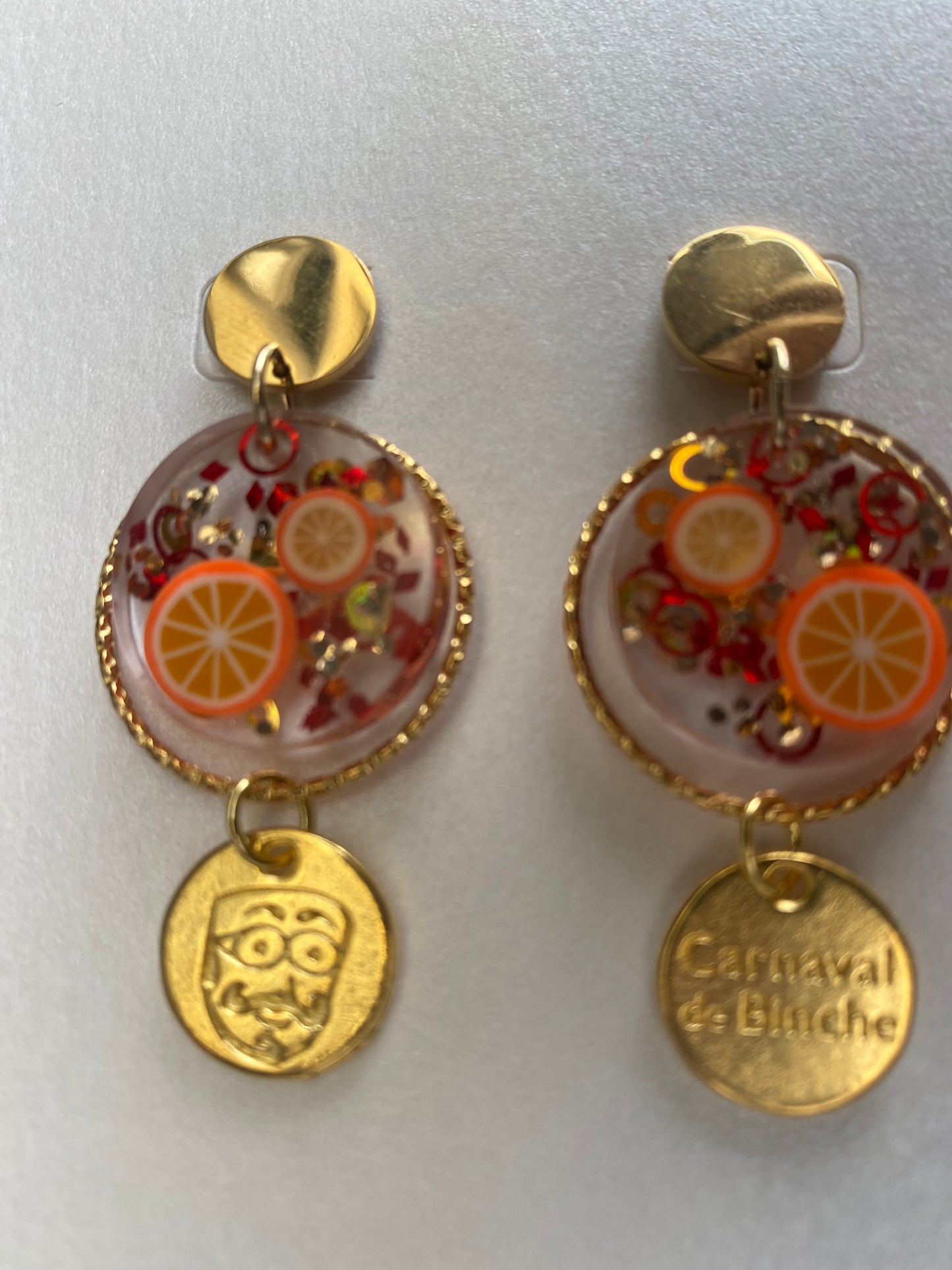 Boucles d'oreilles carnaval