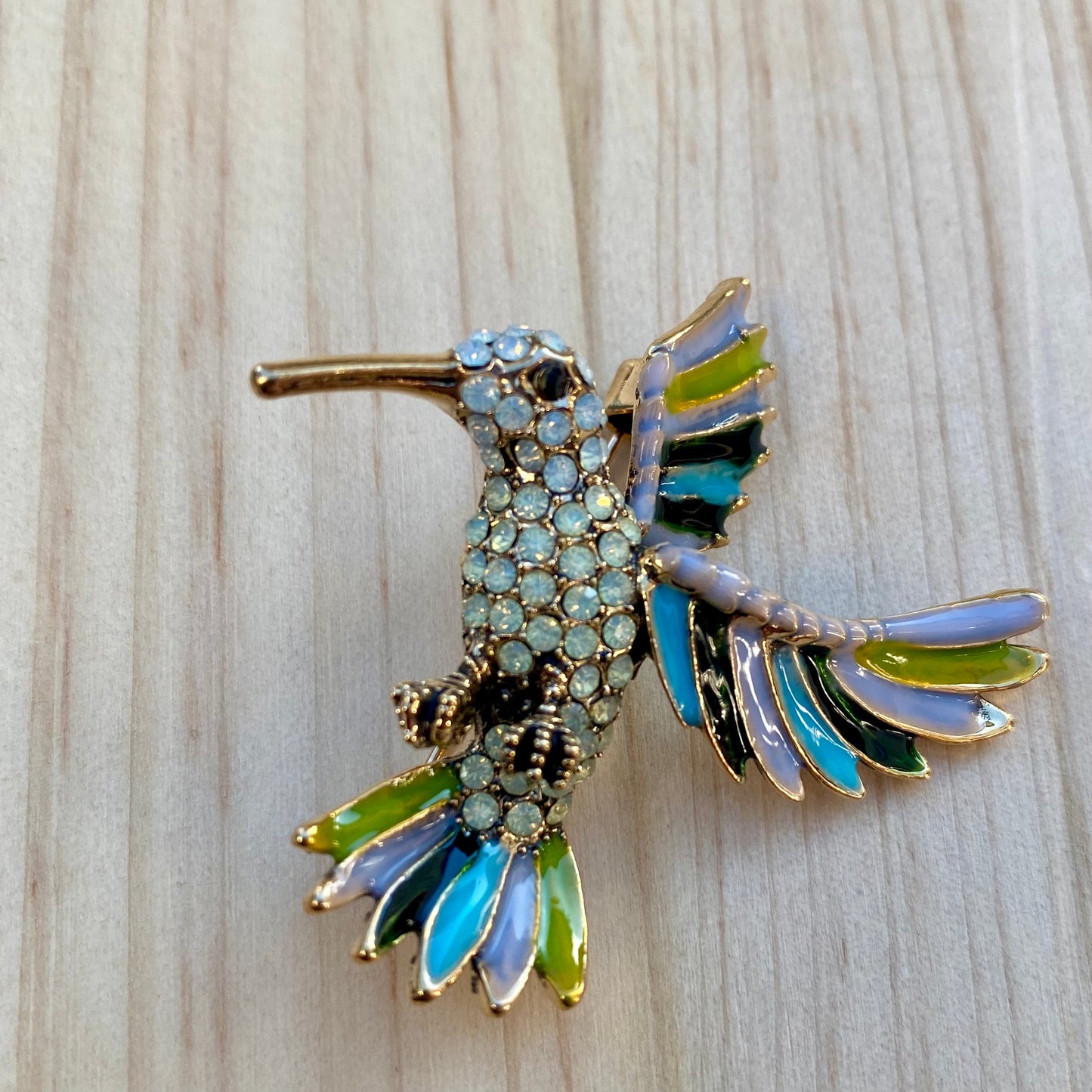 Broche colibri
